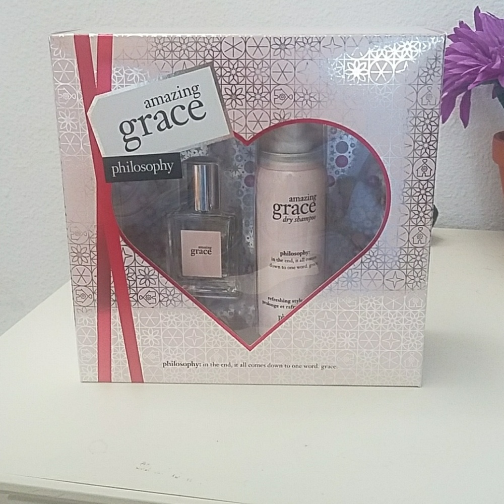 Amazing Grace Philosophy dry shampoo and spray